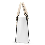 White Luxury Leather Tote HandBag