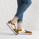 Gold  Low Top Shoes