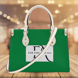 Green Luxury Leather Tote HandBag
