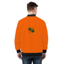 Orange Bomber Jacket