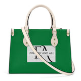 Green Luxury Leather Tote HandBag