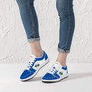 Blue Low Top Shoes