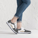 Grey Low Top Shoes