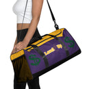 Purple And Yellow Duffle bag