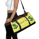 Yellow And Brown Duffle bag