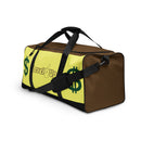 Yellow And Brown Duffle bag