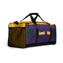 Purple And Yellow Duffle bag