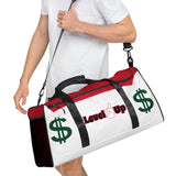 White And Red Duffle Bag