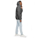 Grey Windbreaker Jacket