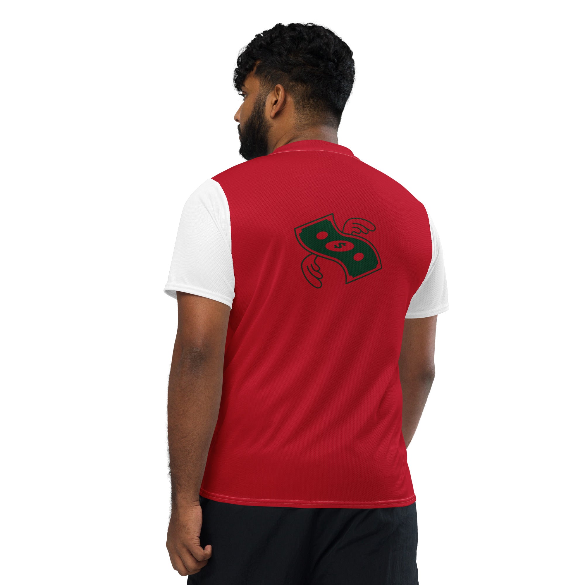 Red Sports Jersey T- Shirt