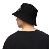 Black Reversible bucket hat