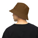 Brown Reversible bucket hat