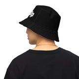Black Reversible bucket hat