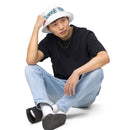 White Reversible bucket hat