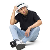 White Reversible bucket hat