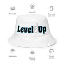 White Reversible bucket hat