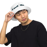 White Reversible bucket hat