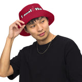 Red Reversible bucket hat