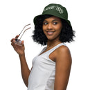Green Reversible bucket hat