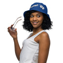 Blue Reversible bucket hat