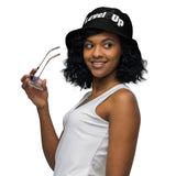 Black Reversible bucket hat