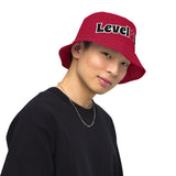 Red Reversible bucket hat