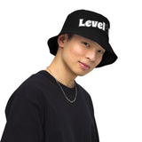 Black Reversible bucket hat