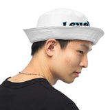 White Reversible bucket hat
