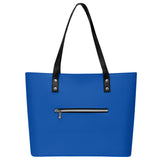 Blue Waterproof Leather Handbag