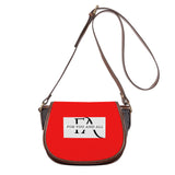 Red Saddle HandBag