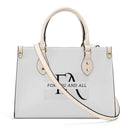 White Luxury Leather Tote HandBag