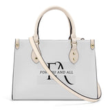 White Luxury Leather Tote HandBag