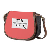 Salmon Pink Saddle HandBag