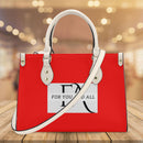 Red Luxury Leather Tote HandBag