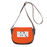 Orange Saddle HandBag