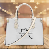 White Luxury Leather Tote HandBag