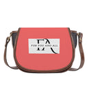 Salmon Pink Saddle HandBag