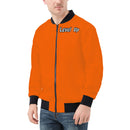 Orange Bomber Jacket