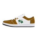 Gold  Low Top Shoes