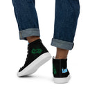 Black High Top Canvas Shoes