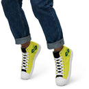 Yellow High Top Canvas Shoes