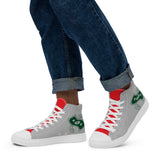 Grey High Top Canvas Shoes