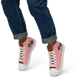 Pink High Top Canvas Shoes