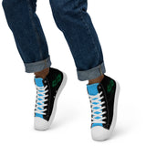 Black High Top Canvas Shoes