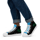 Black High Top Canvas Shoes