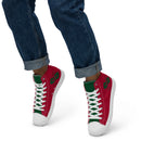 Red High Top Canvas Shoes