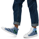 Jordy Blue High Top Canvas Shoes