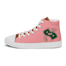 Pink High Top Canvas Shoes