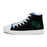 Black High Top Canvas Shoes