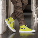 Yellow High Top Canvas Shoes